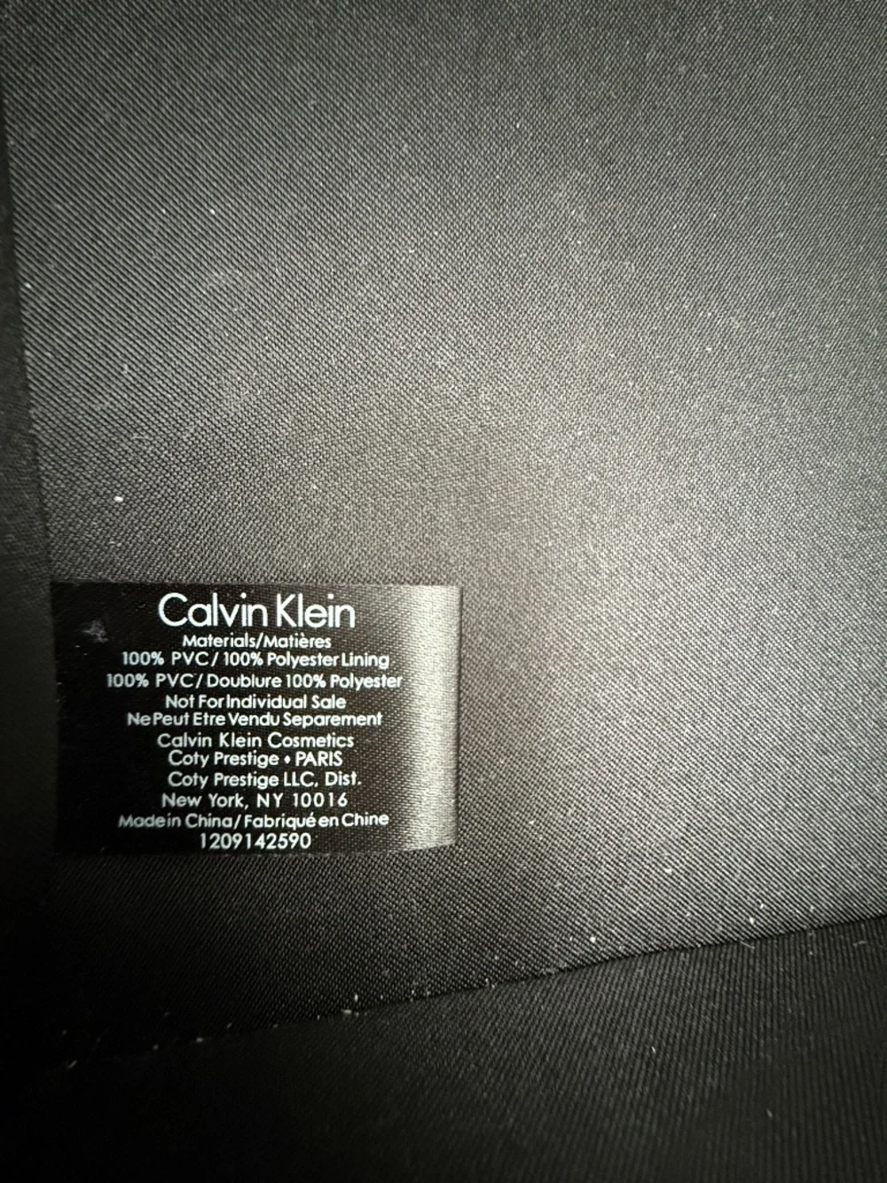 Calvin Klein Black Storage Gift Box Foldable Lid Organizer